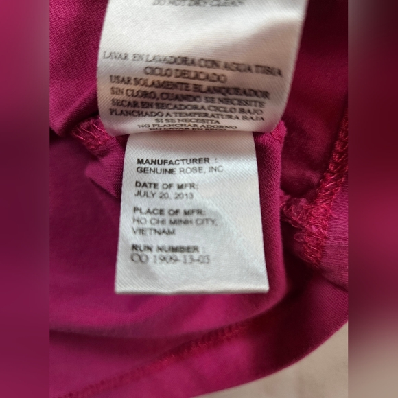 Jona Michelle Girls Pink Snowflake Long Sleeve Crewneck Top Size 7 - Picture 7 of 12